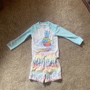 4t Gap boys baby swim set